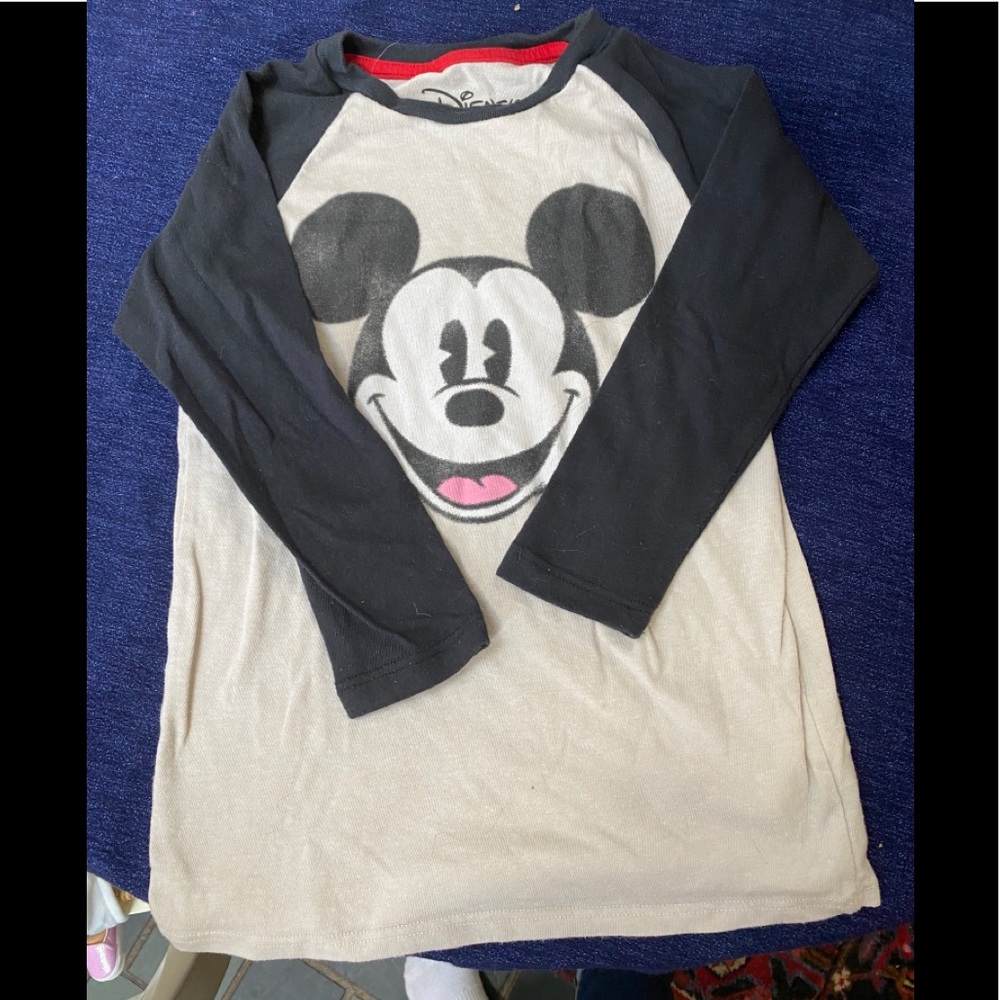 Disney x crewcuts 3/4 length Mickey tee
